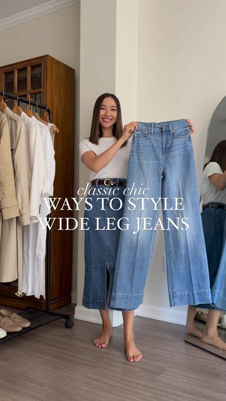 Wide Leg Outfit, Jeans Outfit For Work, Style Wide Leg Jeans, Wide Leg Jeans Outfit, Wide Leg Pants Outfit, Legs Outfit, Looks Jeans, Jeans Outfit Winter, Blue Jean Outfits