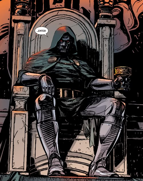 a comic character sitting on top of a chair