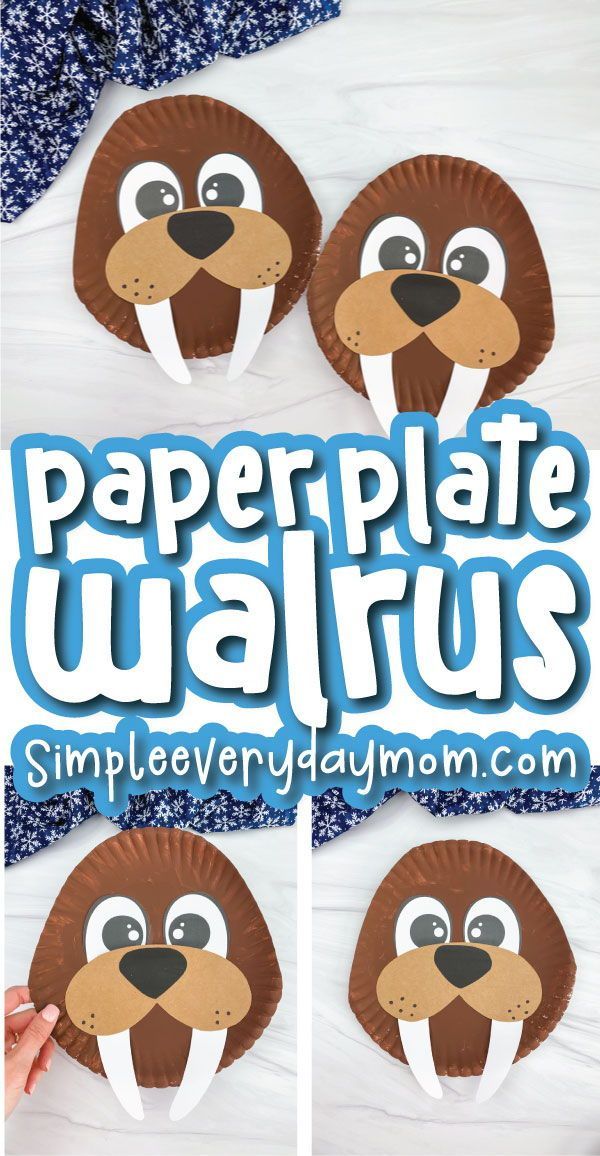 Winter is finally here! If your children love the winter season, they’ll love this paper plate walrus for kids. If you need more winter activities, browse our favorite winter animal crafts and find the one that’s perfect for your little ones! Make sure to also try all our paper plate crafts, winter crafts and animal crafts for kids. Polar Animals Preschool Crafts, Walrus Crafts, Arctic Animal Craft, Walrus Craft, January Planning, Polar Animals Preschool, Arctic Animals Preschool, Arctic Animals Crafts, Winter Animal Crafts