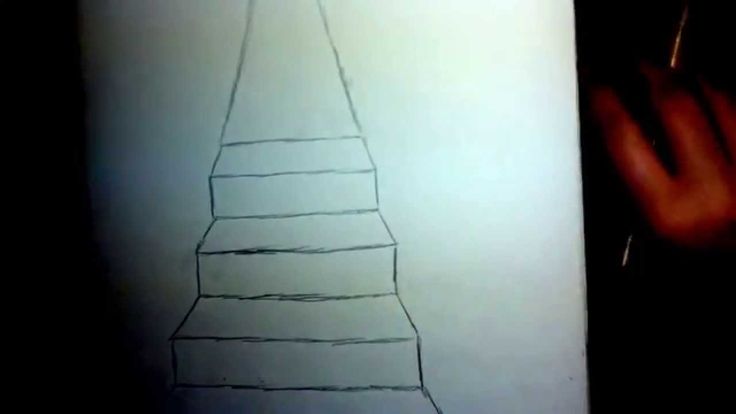 How to draw stairs - easy | How to draw stairs, Cool easy drawings ...