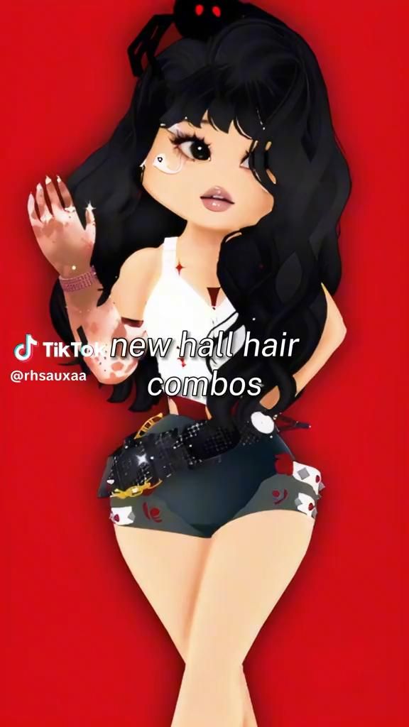 cute hair combos sorry I haven't posted | High hair, Aesthetic roblox ...