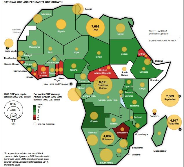 the map shows where people are living in africa and what they can do to help them