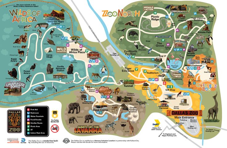 a map of the wild animal park in arizona