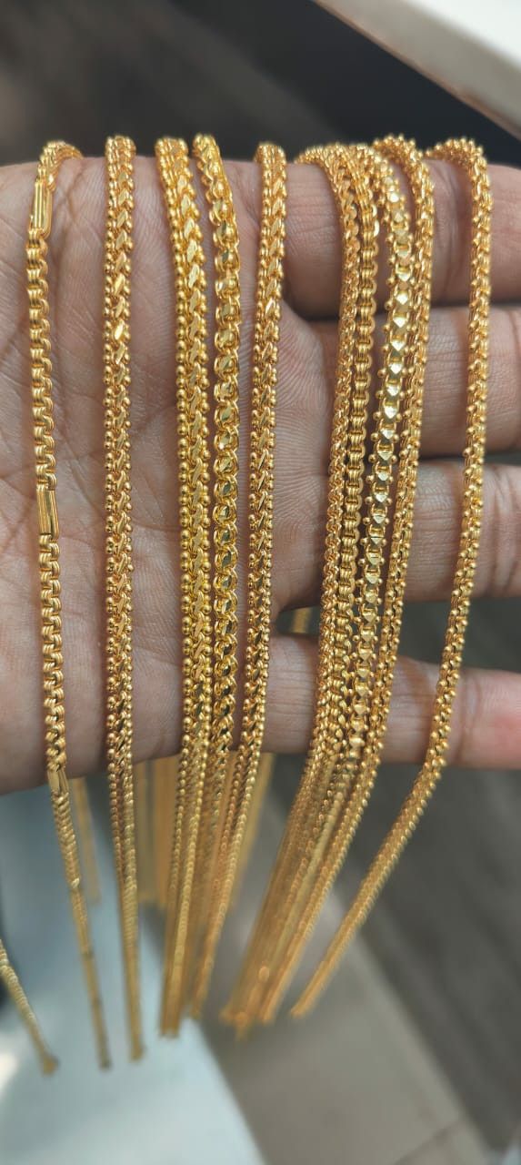 Ladies Neck Chain Designs Gold, Marriage Chain Designs, Gold Chain For Mangalsutra, Mangalyam Chain Designs Gold, Mangalya Chain Design, Mopu Designs Gold, Neck Chains Gold Simple, Mangalya Chain Designs Gold, Thali Chain Designs Gold Latest