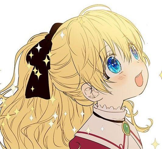 an anime character with blonde hair and blue eyes