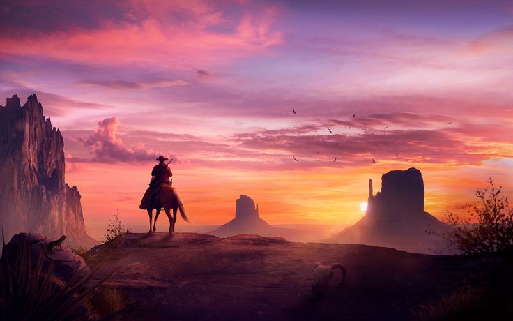 Wild West Art 4k in 2024 | Homescreen wallpaper, Pink wallpaper ...