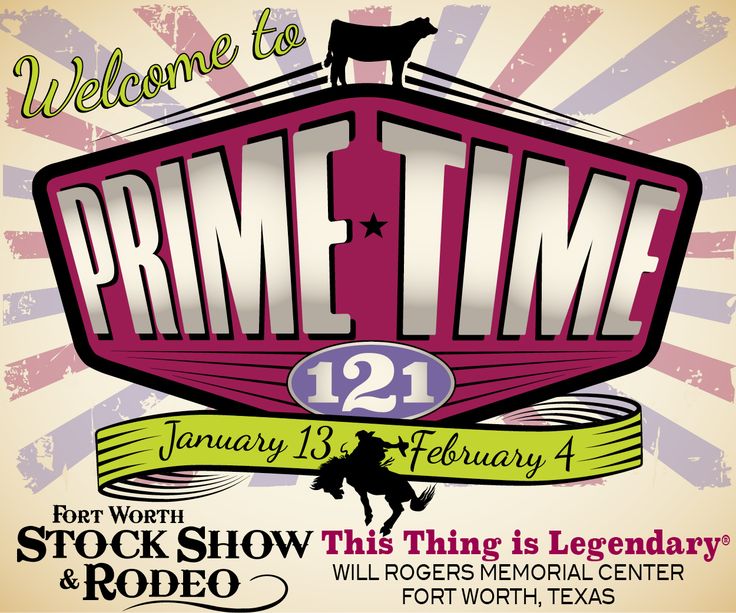 the poster for the show is displayed in front of an old - fashioned sign that reads, welcome to prime time