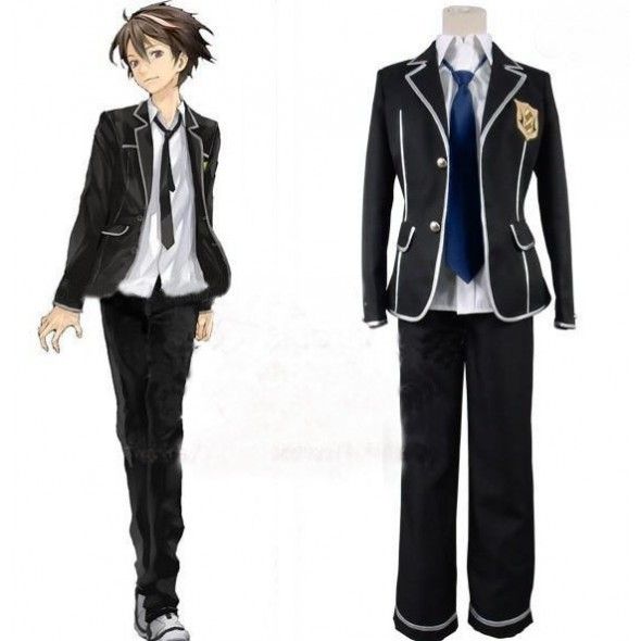 Guilty Crown Cosplay Costume|Ouma Shu Male School Uniform Cosplay Costume Male School Uniform, Uniform Sketch, Japan School Uniform, Boys School Outfits, Guilty Crown, School Uniform Fashion, School Uniform Outfits, Anime School, Outfits Baggy