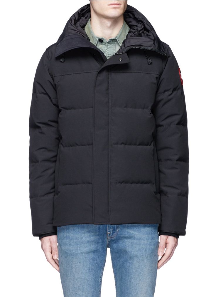 CANADA GOOSE Puffer jacket. #canadagoose #cloth Canada Goose Mystique Parka, Canada Goose Cypress Puffer, Black Canada Goose Jacket, Canada Goose Shelburne Parka, Canada Goose Macmillan, Canada Goose Parka, Canada Goose Mens, Puffer Parka, Parka Style