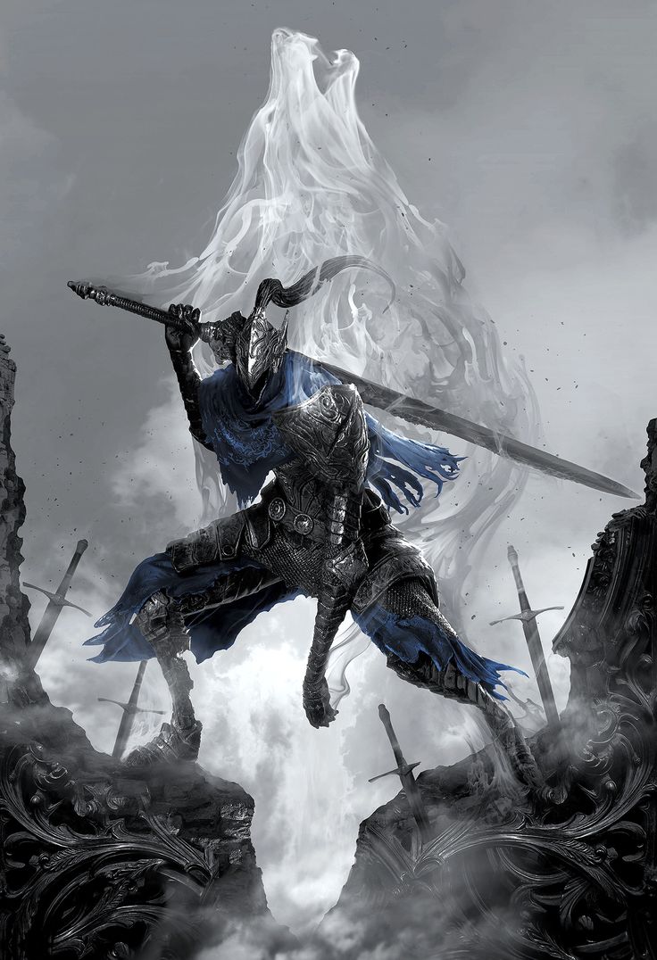 Official Dark Souls fine art print by artist Nekro Dark Souls Artorias, Dark Souls Tattoo, Sif Dark Souls, Dark Souls Wallpaper, Guerriero Samurai, Dark Souls Artwork, Dark Souls 2, Soul Tattoo, Soul Game