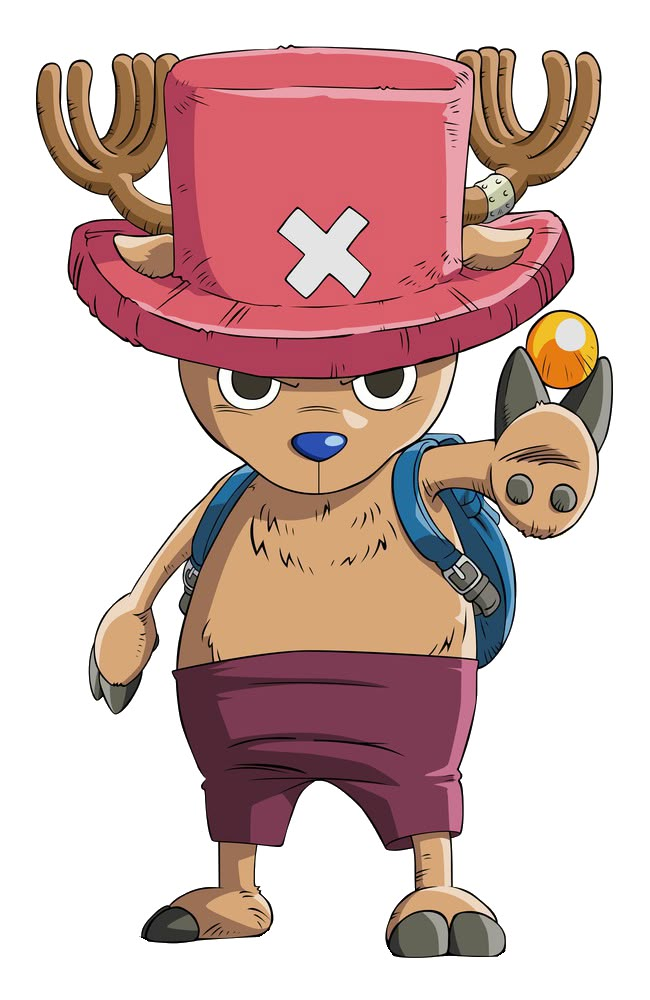 a cartoon character wearing a red hat and holding a cell phone in his right hand