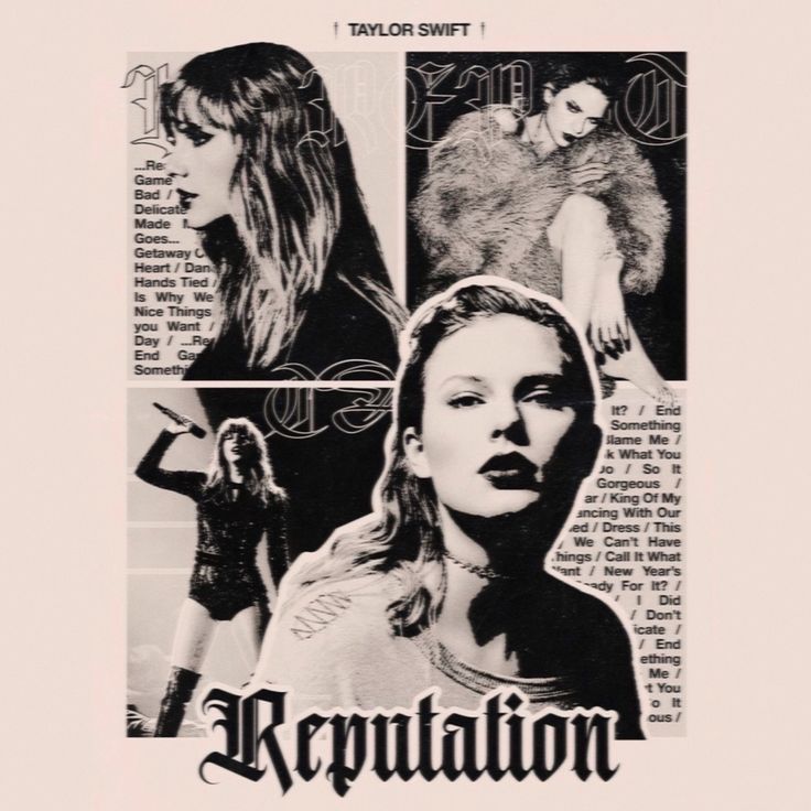 an advertisement for taylor swift's new album, reputation