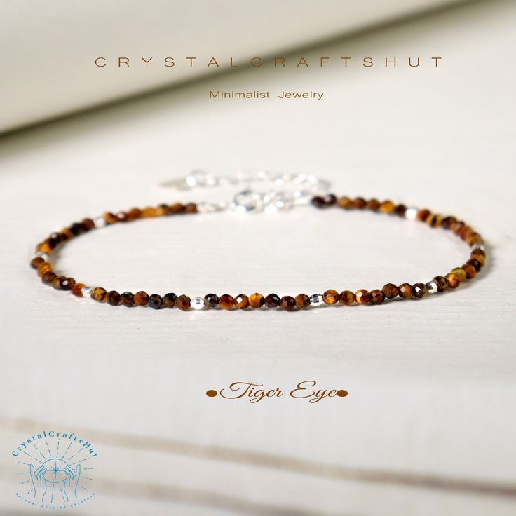 2MM Skinny Tiger Eye Minimal Stone Bracelet - Tiny Gemstone Bead Minimalist Bracelet -  Bead Delicate Bracelet Adjustable - Dainty Yoga Bracelet Gift for Mom Sister Wife Friends +Gift Pouch️ Material : Tiger Eye, Natural Stones, Natural Crystal, Raw Stone 🌻Quality: AAA+ 🌟Length: Fit for 6 ~ 7.5 inches wrists 🌟Beads size: 2mm 💕+ Free gift pouch🎁🌿 😊Adorn your hands with a touch of personalized elegance. 🌈If you need any customization, please don't hesitate to reach out for a bespoke creati Minimalist Gemstone Crystal Bracelet Gift, Spiritual Gold Glass Bracelet, Gold Labradorite Beaded Bracelet, Spiritual Style, Tigers Eye Crystal Bracelet, Tiger Stone Bracelet, Yoga Bracelet, Natural Stone Jewelry, Mom And Sister, Minimalist Bracelet