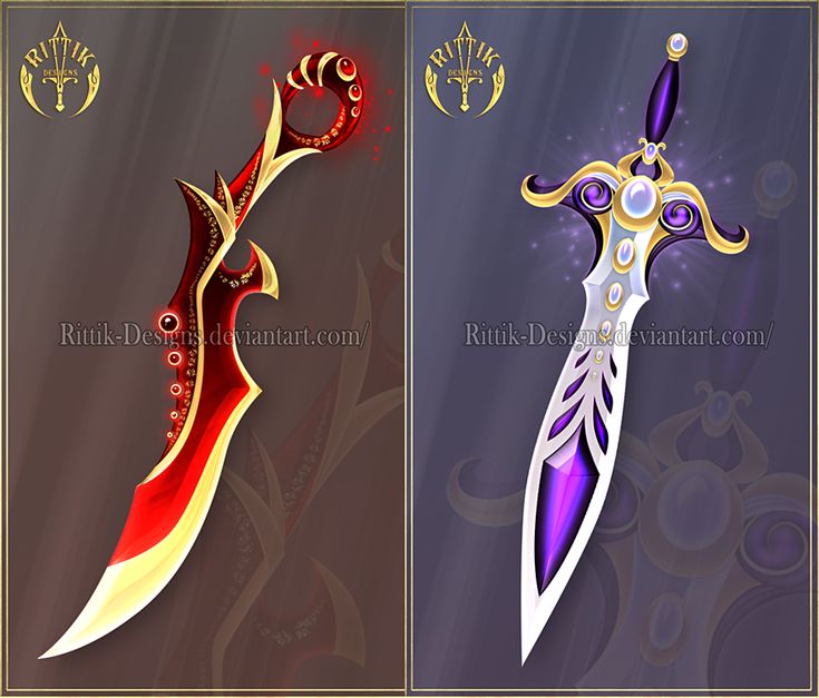 (CLOSED) Daggers adopts 4 by Rittik-Designs Rittik Designs, Dagger Design, Fantasy Dagger, Fantasy Props, Harry Potter Drawings, Art Corner, Mystical Art, My Gallery, Magic Art