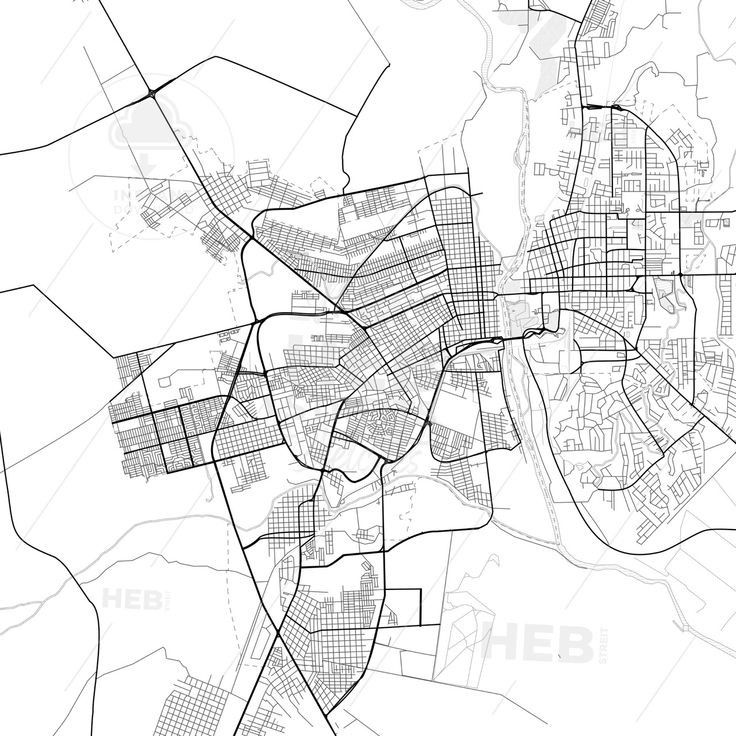 a black and white map of the city of berlin, germany with lines in all directions