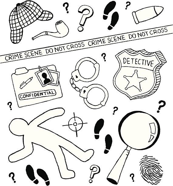 Detective Party, Mystery Dinner Party, Creative School Project Ideas, Cloud Stickers, Yearbook Themes, Cool Doodles, Art Journal Therapy, Doodle Illustration, Graphic Wallpaper