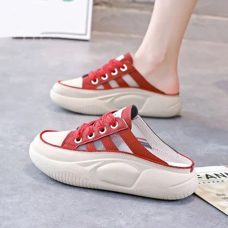 Shipping: Worldwide Express Shipping AvailableDelivery time: 7-15Days Fast ShippingReturns: Fast refund, 100% Money Back Guarantee. Clear Shoes, Ladies Sandals, Trending Sandals, Red Heels, Women's Slippers, Summer 2023, Fashion Sneakers, Womens Slippers, Sneakers Fashion