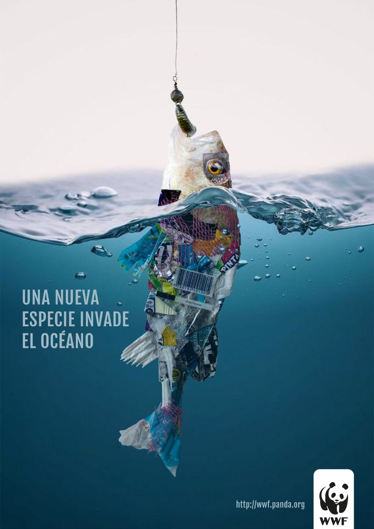 OCEAN PLASTIC POLLUTION POSTER on Behance Environmental Posters ...