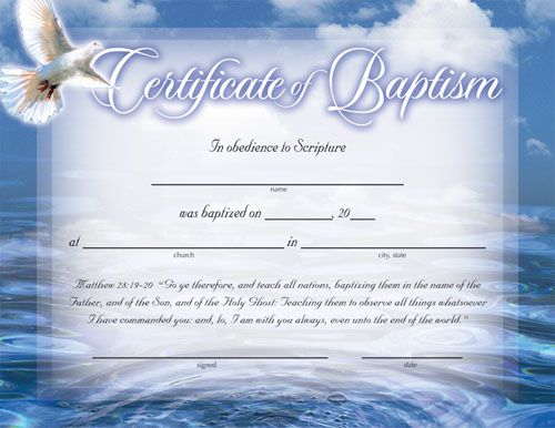 Christian baptism, Free printable certificate templates, Certificate ...