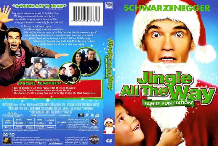 the dvd cover for uncle all the way with santa clause on his head and hands in the air