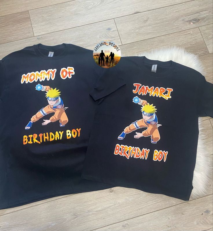 Birthday shirts Naruto Birthday, Birthday Shirt, Birthday Shirts, Boy Birthday, Varsity Jacket, Naruto, Birthday, Quick Saves, Clothes