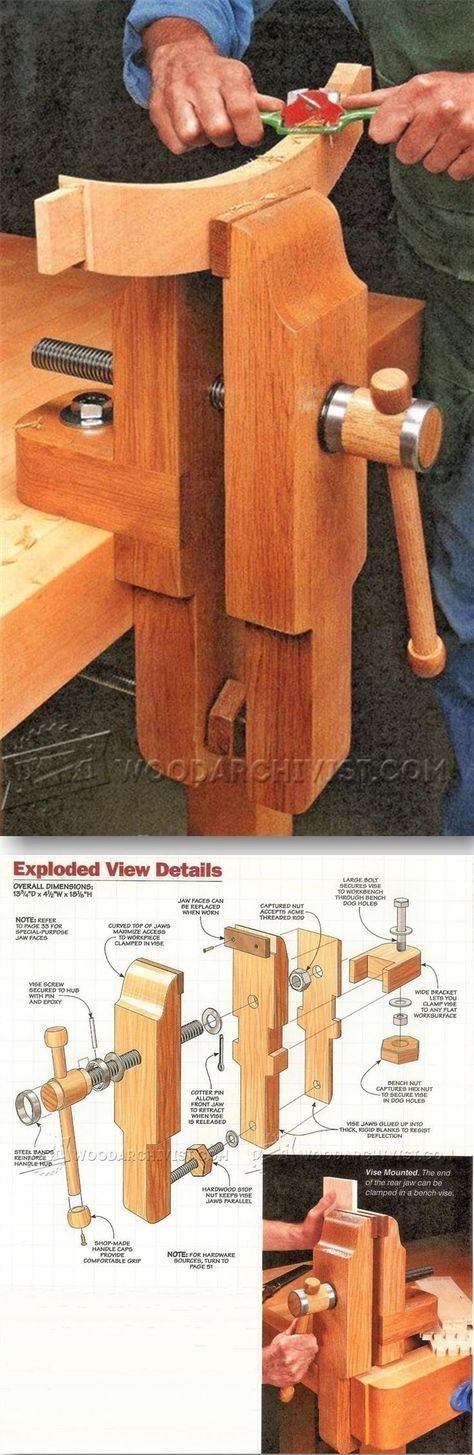 an image of a woodworking project with instructions