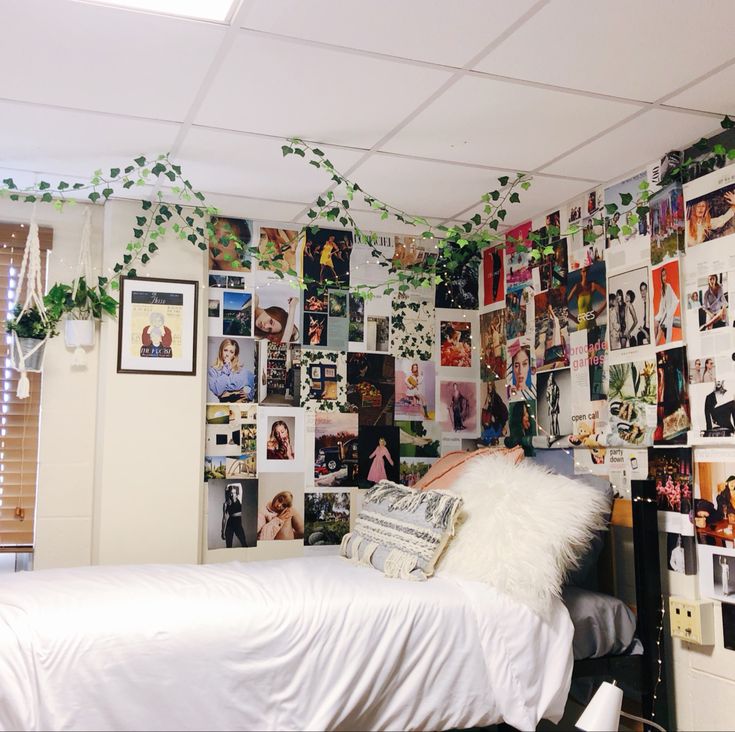 Magazine Wall College University Dorm Room | Dorm room walls, Dorm ...