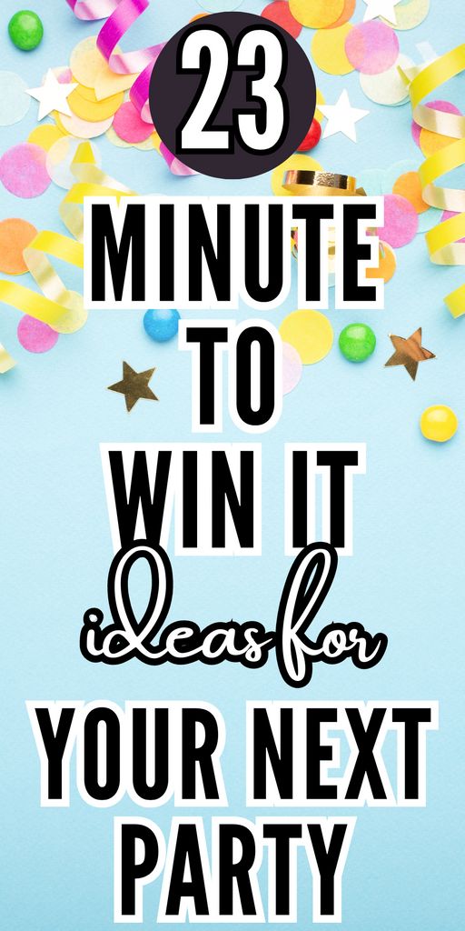 23 Quick Minute to Win It Game Ideas For Your Next Party in 2024 ...