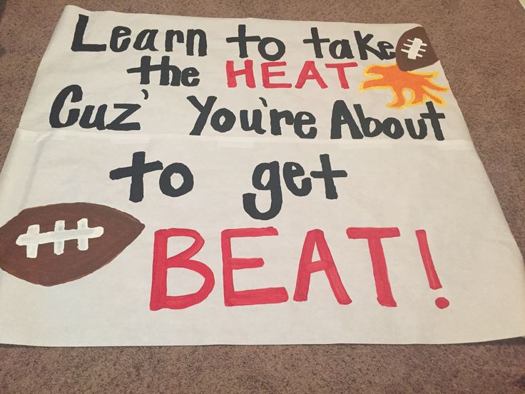 a sign that says learn to take the heat quiz you're about to get beat