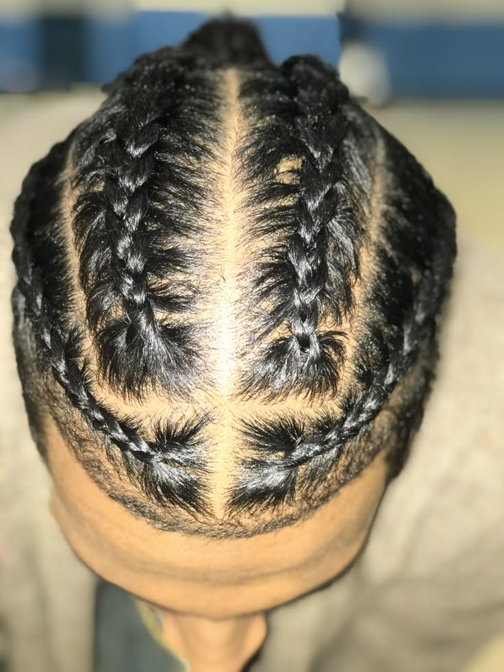 Hairstyles Plats, Cornrows For Men, African American Natural Hairstyles, Boy Braid Styles, Men's Braids, Man Braids, Braids With Fade, Black Men Hair, Men Hair Styles