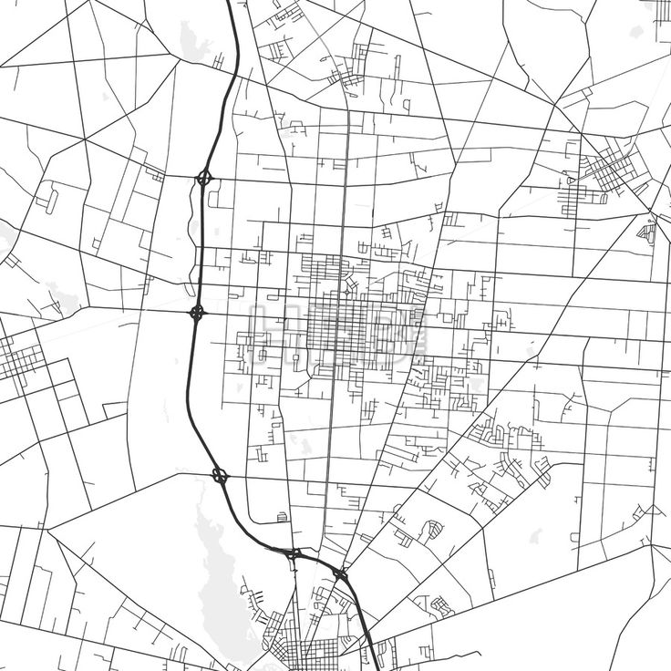 a black and white map of the city of atlanta, with lines running through it