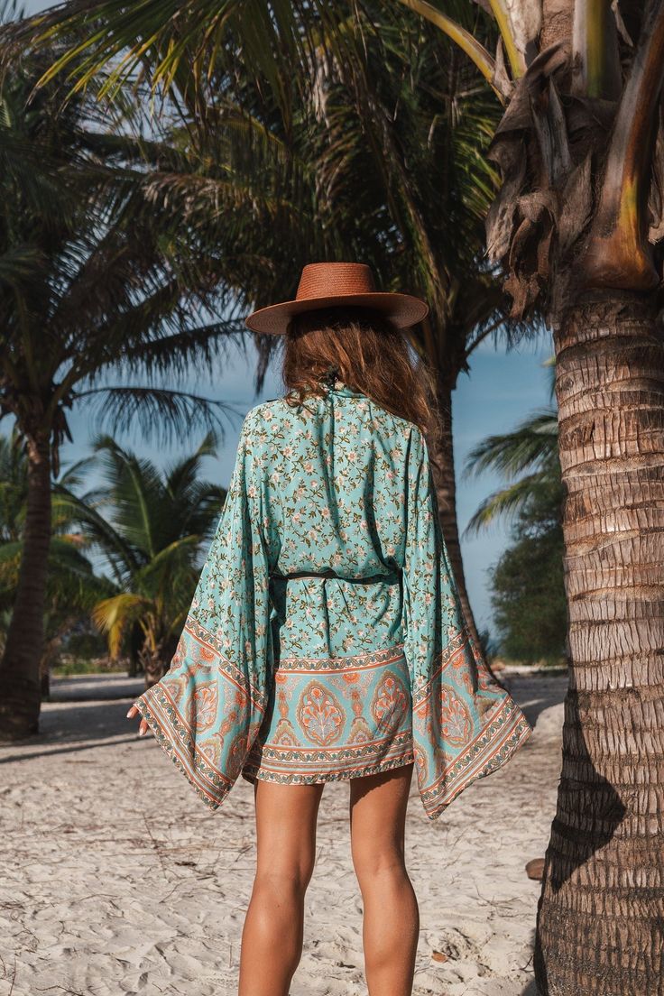 Product Details: Dreaming of the beach Open front Long sleeves Bohemian style Material: Cotton, Rayon Boho Print Cover-up With Kimono Sleeves For Beach Season, Beachy Boho Print Cover-up For Vacation, Festival Boho Print Beachwear Cover-up, Tropical Long Sleeve Cover-up For Beach Season, Floral Print Long Sleeve Beach Dress For Beach Party, Long Sleeve Floral Print Beach Dress For Beach Party, Long Sleeve Floral Beach Dress For Beach Party, Long Sleeve Floral Print Beach Dress For Beach Season, Long Sleeve Floral Print Beach Dress