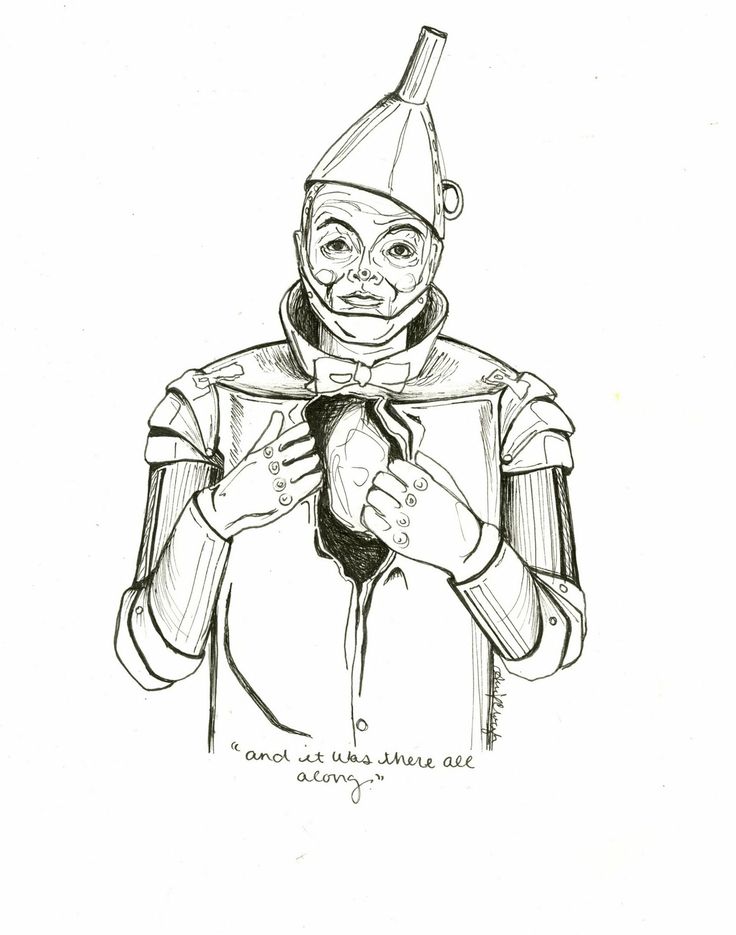 a black and white drawing of a clown wearing a suit with a hat on his head