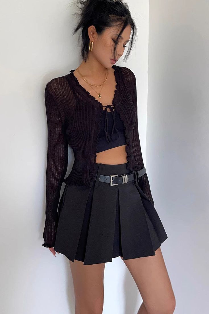 Item Type: BottomsMaterial: PolyesterPattern: PlainColor: White. Black. Gray. CoffeeSize: S.M.L Size (CM): Length Waist Hip S 32 64 92 M 33 68 96 L 34 72 100 Black Casual Skirt For Fall, Casual Black Skirt For Fall, Y2k Black Skirt For Fall, Black Y2k Skirt For Fall, Black Y2k Winter Skirt, Y2k Black Winter Skirt, Y2k Style Black Skirt For Spring, Y2k Black Skirt For Spring, Trendy Black Skirt For Fall