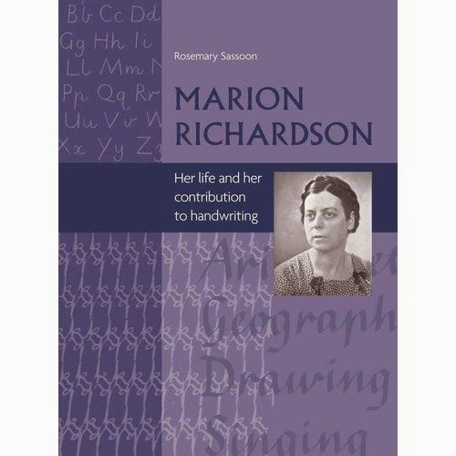 the cover of marion richardson's book, her life and her contribution to handwriting