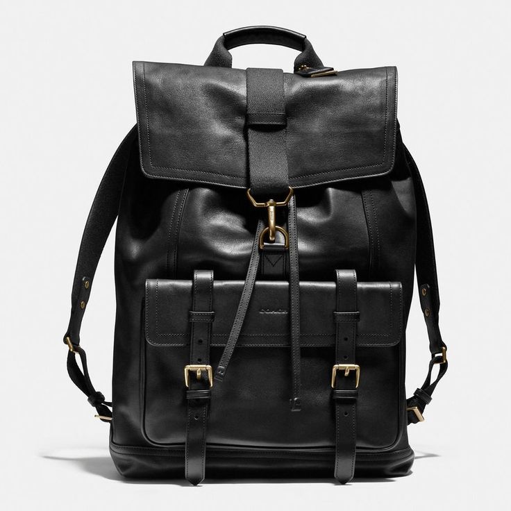 COACH BLEECKER BACKPACK BOOK BAG RUCKSACK IN LEATHER #70786 BLACK RETAIL $698 #fashion #clothing #shoes #accessories #mensaccessories #bags (ebay link) Handmade Leather Backpack, Coach Backpack, Field Bag, Black Leather Backpack, Jacket Outfit, Men's Backpack, Backpack Purse, Black Backpack, Coach Purses