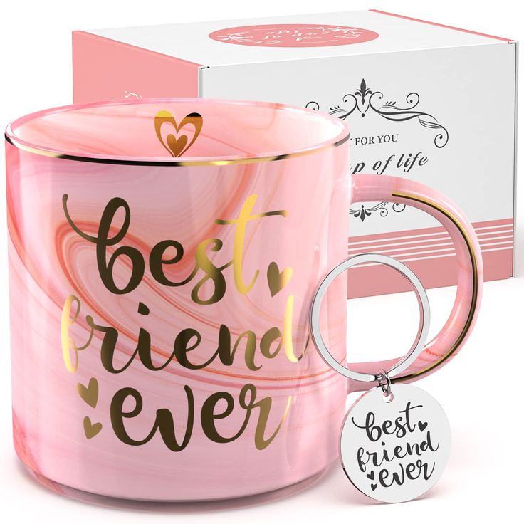 PRICES MAY VARY. 💕 Best Friend Ever 💕 - Give your pals friendship gifts that will make her laugh. BEST-FRIEND-EVER quote will make the friendship more cherished. This is an ideal gift to express the depth of your bond between you and your best friend. 🎁 The Best Gifts To Celebrate Your Friendship💕 - If you’re looking for a present for your friend, this BEST-FRIEND-EVER novelty mug is exactly what you need. It is worthy offering a CUTE & PRETTY mug which can stay with your friend over time to Best Wife Ever, Matching Keychain, Presents For Best Friends, Gifts For Aunt, Pretty Mugs, Best Gifts For Mom, Cute Coffee Mugs, Best Mom Ever, Novelty Mugs