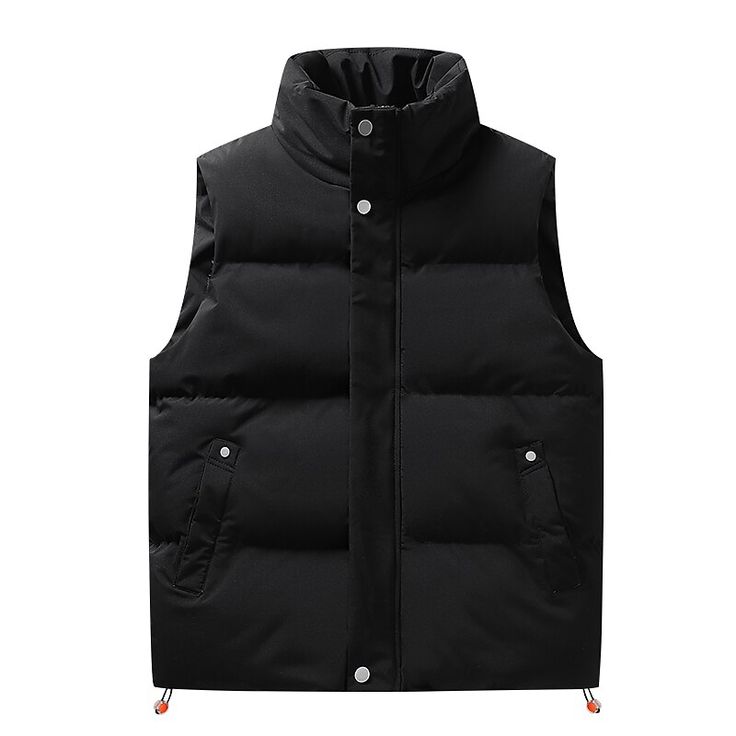 Category:Hoodie  Sweatshirt; Season:Fall  Winter; Fabric:Cotton Spandex Jersey; Gender:Men's; Style:Athleisure; Occasion:Casual Daily; Outerwear Length:Regular; Placket:Zipper; Pattern:Solid Color; Design:Classic; Neckline:Standing Collar; Outerwear Type:Puffer Vest,Padded; Listing Date:12/05/2023; Bust:; Length:; Shoulder Width: Mens Puffer Vest, Style Athleisure, White Vest, Standing Collar, Winter Fabric, Casual Vest, Vest White, Men's Vest, Mens Vest