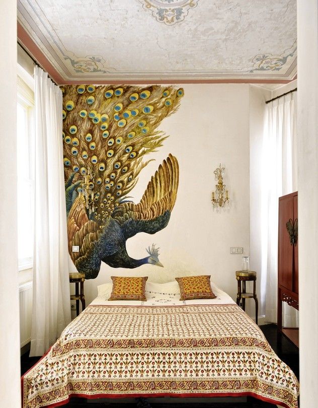 A Turkish Artist Makes a Safe Haven for Icons | Bedroom wall ...