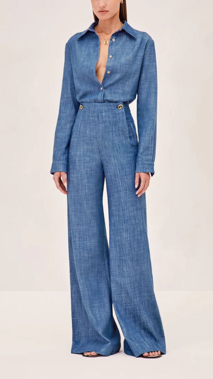 Spring 2024 Fashion Trends: 9 Looks to Add to Your Wardrobe | The Scout Guide Business Casual Vintage, Estilo Kardashian, Jumpsuit Outfits, Mode Kimono, Denim Looks, Book Tour, Denim Outfits, Denim On Denim, Denim Trends