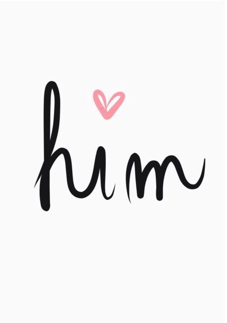 the word hum written in black ink with a pink heart on it's side