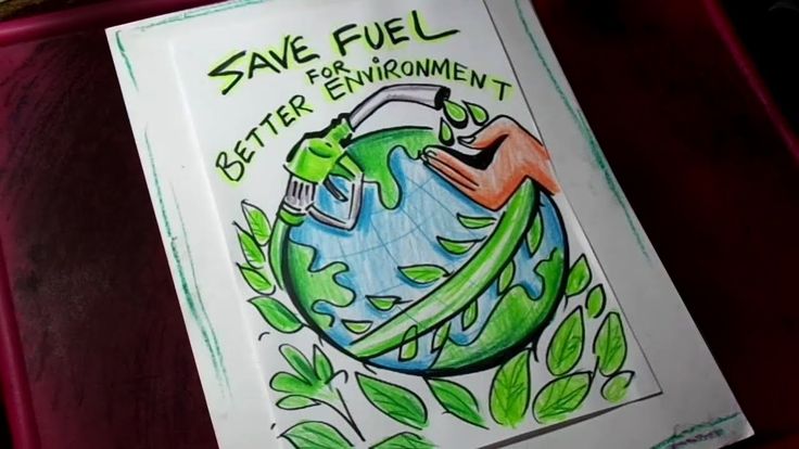 a book that is sitting on top of a red suitcase with the title save fuel better environment