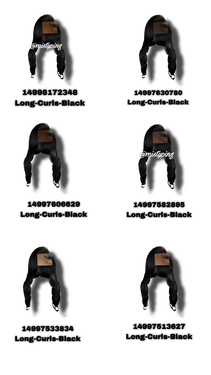 Long Curls Hair Codes | Black hair roblox, Baddie outfits ideas, Cute ...