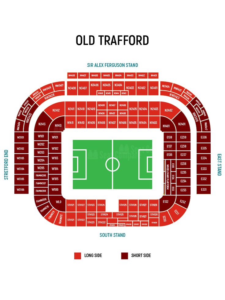 Sir Alex Ferguson Stand, Old Trafford, Compare Price, Stadium, Maps ...