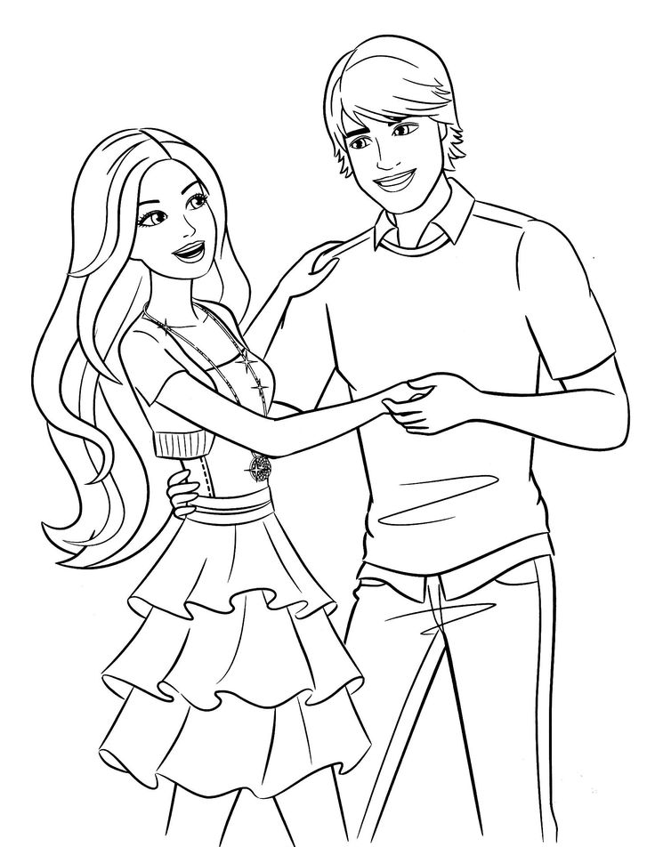 Barbie and Ken Coloring Sheets – Through the thousand images on-line regarding barbie and ken coloring sheets , picks the top series with best quality exclusively for you all, and now this pictures is actually one among photos collections in your very best images gallery regarding Barbie...  #cartoon #coloring #pages Cartoon Characters Coloring Pages, Barbie Coloring Book, Coloring Pages For Teenagers, Barbie Beach, Free Barbie, Barbie Drawing, Disney Princess Coloring Pages, Barbie Coloring, Barbie Coloring Pages