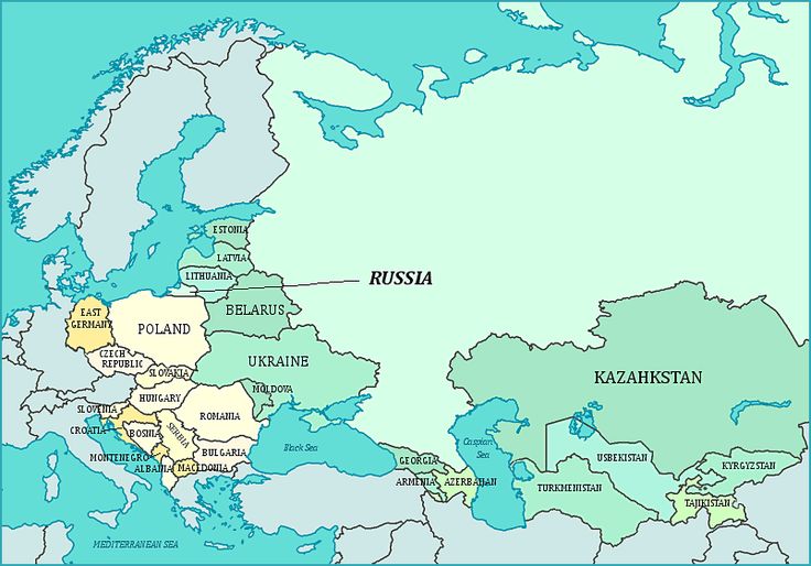 a map of the world with countries labeled in green and brown, including ukraine, poland,