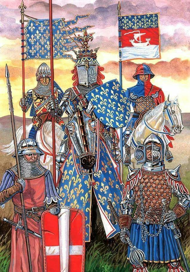 French Knight, English Knights, Medieval France, Medieval Drawings, Century Armor, Historical Warriors, Medieval Ages, Medieval Europe, Ancient Warfare