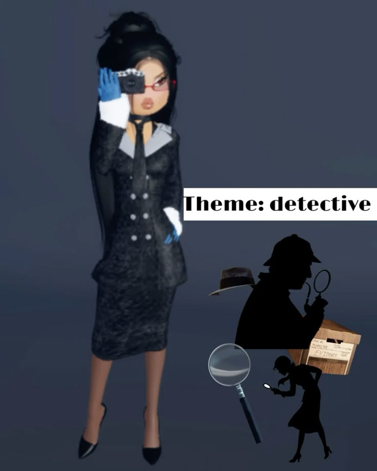 Dress to Impress DTI Theme Detective in 2024 | Dress to impress, Spy ...