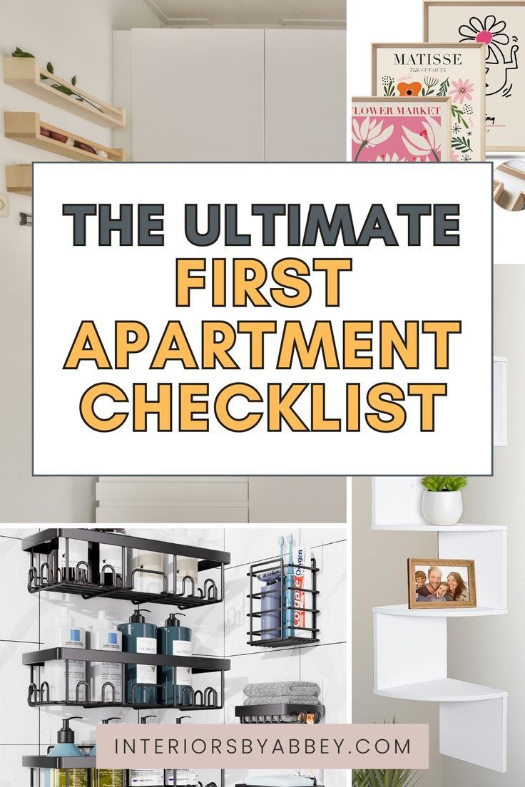 The Ultimate First Apartment Checklist 1st Apartment Checklist, Moving Into First Apartment, Apartment Checklist Essentials, Couples First Apartment, College Apartment Checklist, Apartment Essentials List, New Apartment Essentials, Apartment Essentials Checklist, New Apartment Checklist