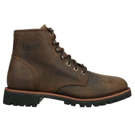 Keep your feet comfortable while working in these work boots from Chippewa. Equipped with safety features and an orthotic insole these are sure to become your new go-to work boots. Size: 9.  Color: Brown.  Gender: male.  Age Group: adult. Classic Lace-up Work Boots With Reinforced Toe, Slip-resistant Moc Toe Hiking Boots For Walking, Rugged Slip-resistant Hiking Boots With Round Toe, Slip-resistant Moc Toe Waterproof Boots For Work, Steel Toe Lace-up Work Boots, Brown Slip-resistant Plain Toe Work Boots, Outdoor Work Boots With Slip-resistant Plain Toe, Rugged Waterproof Boots With Round Toe For Safety, Rugged Leather Work Boots With Impact Resistance